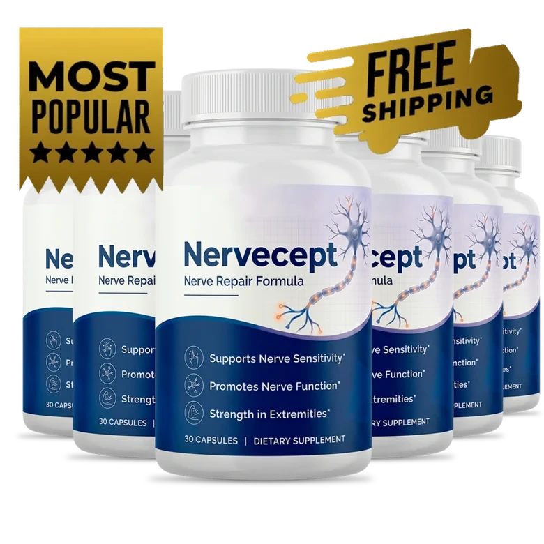 Nervecept 6 Bottles package